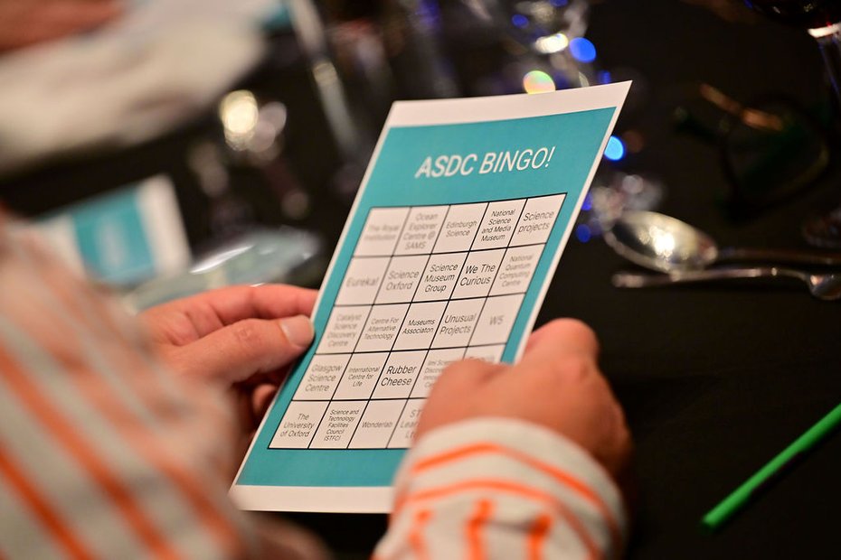ASDC25 science centre bingo