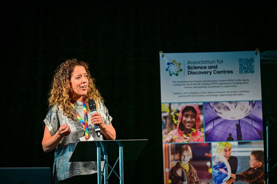 Shaaron Leverment speaking at ASDC25