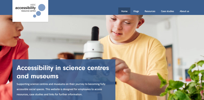 Accessibility website homepage