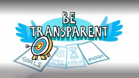 Be transparent