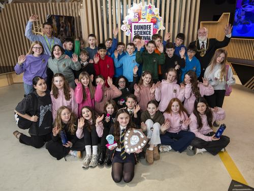 Dundee Science Centre group of children