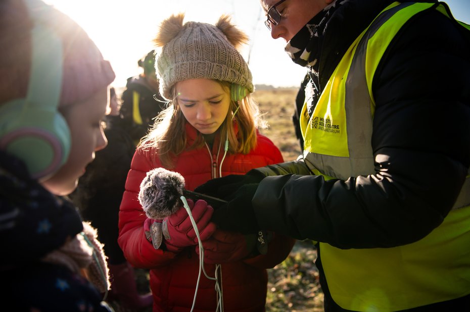 Listening to soundscapes and promoting nature connection with Wonderseekers