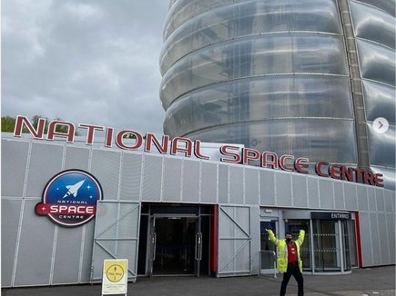 National Space Centre security man by doors.jpg