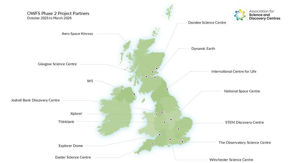 OWFS Phase 2 partner map